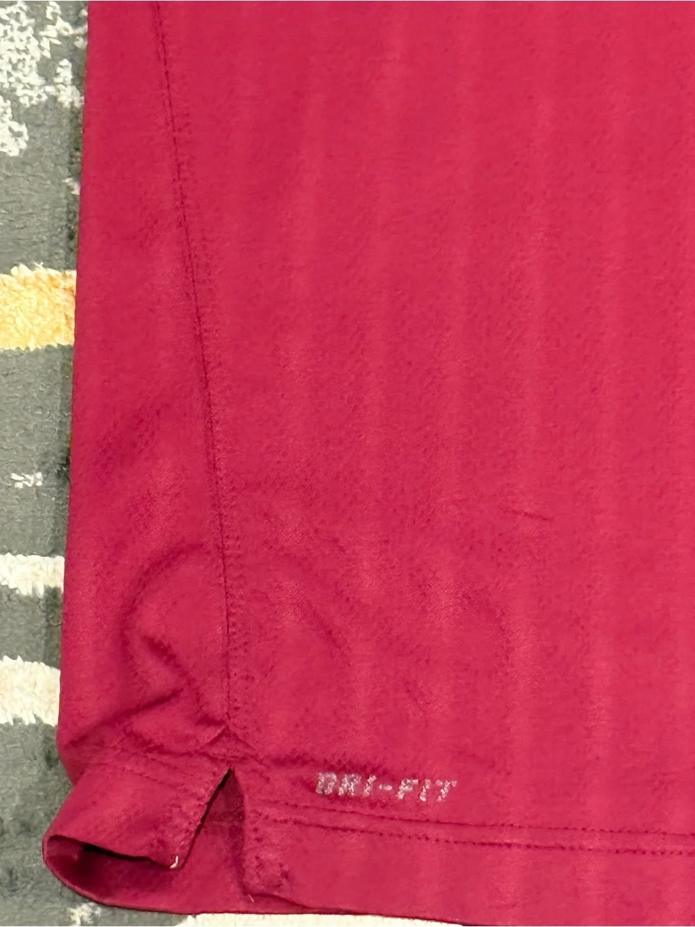 Vtg Nike Florida State Seminoles FSU Red Dri Fit Short Sleeve Polo Shirt Mens XL